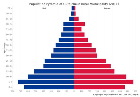 Population Pyramid Of Guthichaur Rural Municipality Jumla District