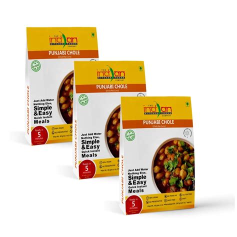 The Indian Kitchen Foods Co Chick Pea Curry Punjabi