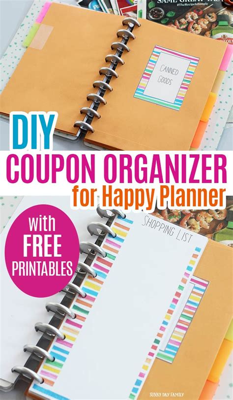 You can also follow their blog or contact them here. Make a DIY Coupon Organizer For Happy Planner with Free ...