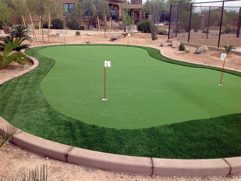 Grass Installation Lawton Oklahoma Golf Green Backyard Makeover