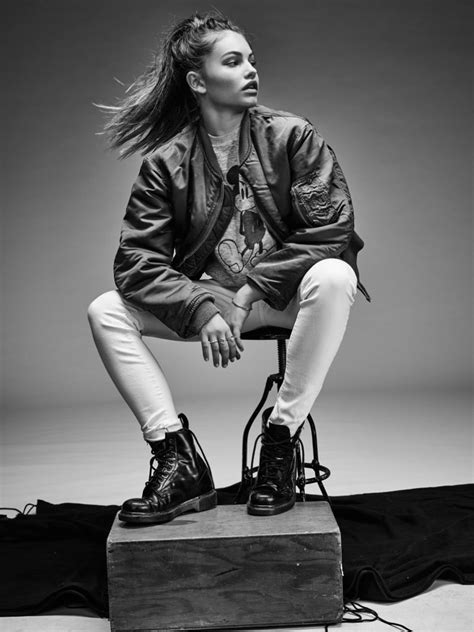Thylane Blondeau Wears Standout Jackets For Flaunt Editorial Fashion Gone Rogue