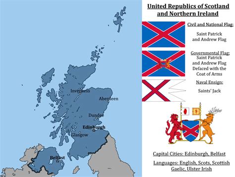 The United Republics Of Scotland And Northern Ireland Imaginarymaps