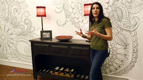 The hailee sofa table features superlative construction and promises long lasting use. Adding a Sofa Table to Your Home - YouTube