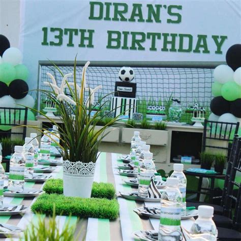 Pin By Theodore Tigas On Soccer Birthday Party Venues Football Theme