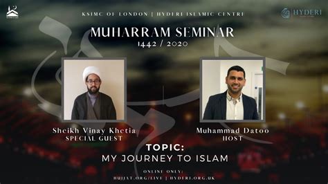 Live Seminar My Journey To Islam With Special Guest Sheikh Vinay