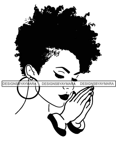Check out our praying woman svg selection for the very best in unique or custom, handmade pieces from our tools shops. Afro Woman Praying God Quotes African American Lady Nubian ...