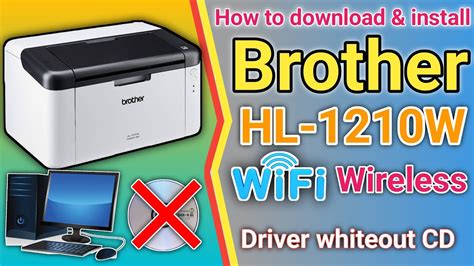 Brother HL 1210W Printer Wireless Driver Setup And Installation