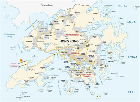 Carte Hong Kong Voyages Cartes