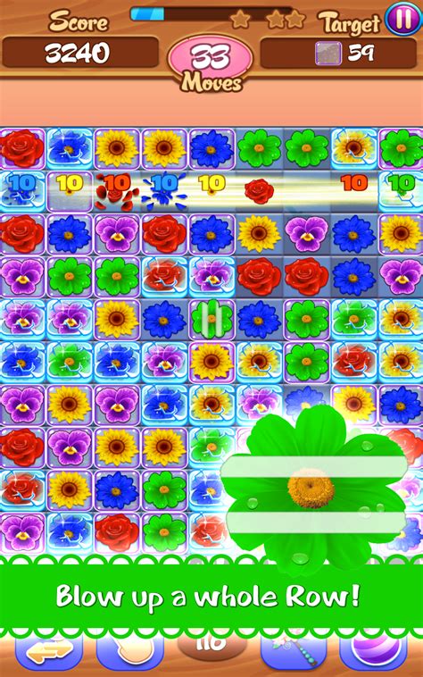 Flower Mania Free Match 3 Games For Kindle Fire And Androidamazonit