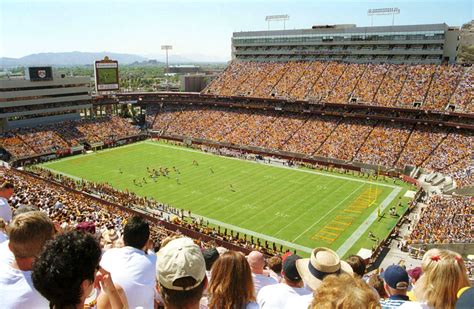 It has a total undergraduate enrollment of 35,801, its setting is city, and the campus size is 392 acres. Sun Devil Stadium - History, Photos & More of the former ...