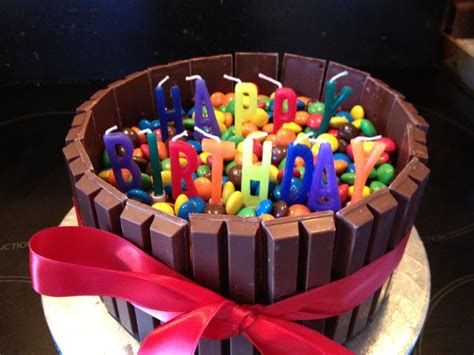Chocolate Kit Kat Cake For Fynns 15th Birthday Kit Kat Cake