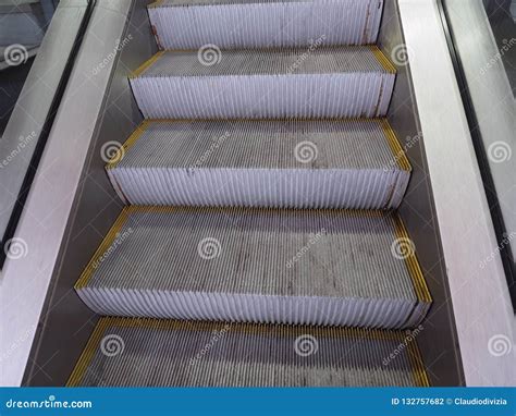 Escalator Stair Steps Stock Photo Image Of Architectural 132757682