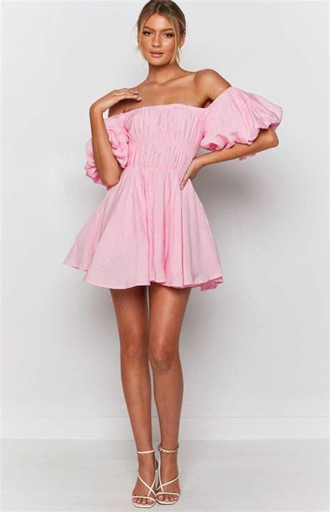 Pink Flowy Dress Pink Mini Dresses Cute Dresses Short Dresses Pink