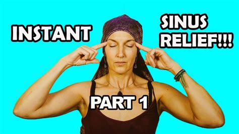 How To Relieve Sinus Pressure And Sinus Pain With Self Massage Instant