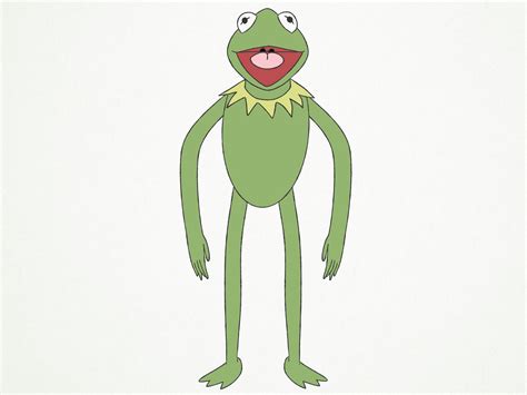 Kermit The Frog Drawing Easy Step By Step
