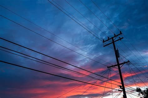 Hd Wallpaper Electricity Wire Voltage Power Energy Sky