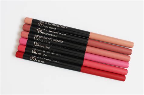 Maybelline Color Sensational Shaping Lip Liners Review Swatches