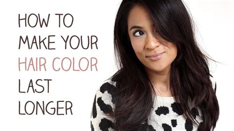 How To Make Your Hair Color Last Longer Youtube