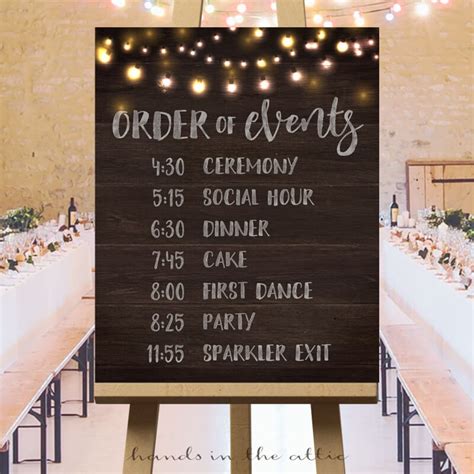 Printable Large Wedding Signs Rustic Wedding Ideas Wedding Etsy