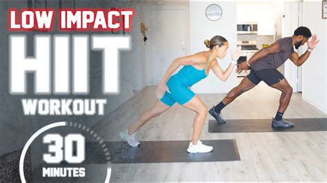 Minute Low Impact Hiit Workout No Jumping No Equipment Youtube