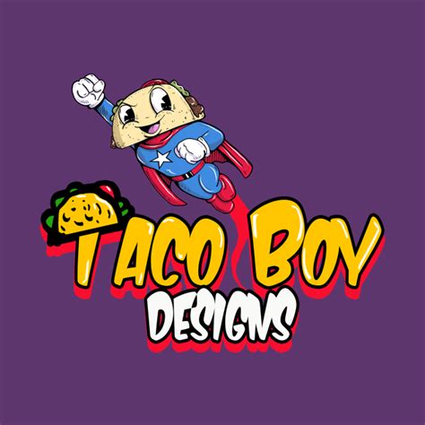 Taco Boy Designs Logo Taco Boy Designs T Shirt Teepublic
