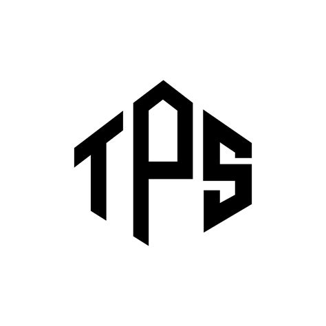 Diseño De Logotipo De Letra Tps Con Forma De Polígono Diseño De