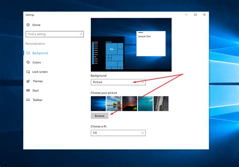 How To Set Desktop Background Wallpaper For Client Windows 10 Using