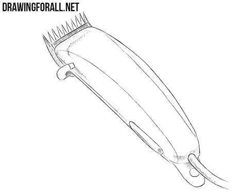 Picture black and white clippers vector barber art. How to Draw a Hair Clipper | Drawingforall.net