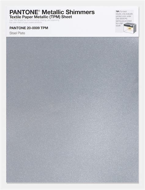 Metallic Shimmers Textile Paper Metallic Tpm Sheet 20 0009 Tpm Steel