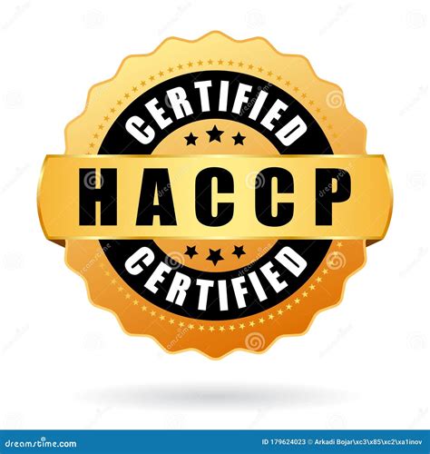 Haccp Certified Vector Icon Stock Vector Illustration Of Certified