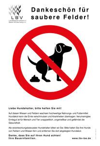 De prijzen en kosten op 1 pagina. Helfen Sie mit, Wiesen und Felder von Abfall und Hundekot freizuhalten