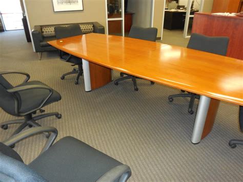 Used Office Conference Tables Nienkamper 10 Foot Conference Table At