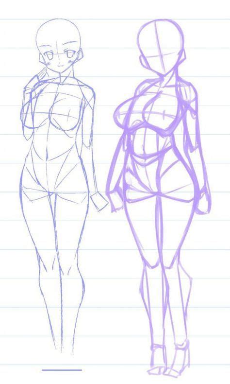 Desenho De Pose Anime Feminino Para Melhorar Os Seus Desenhos Body Reference Drawing Anime
