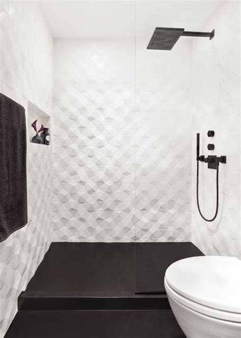 Black And White Modern Bathroom And Shower Hgtv