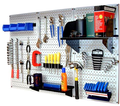 Wall Control Standard Workbench Metal Pegboard Tool Organizer Shop