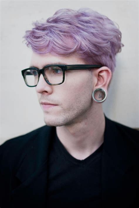 Light Purple Hair Color Men Hairsxa