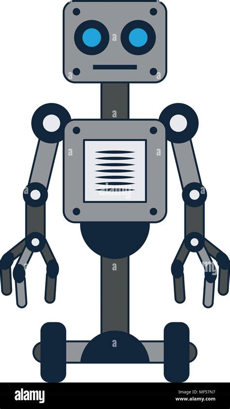 Robot Technology Cartoon Stock Vector Image And Art Alamy
