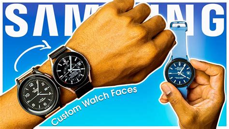 Galaxy Watch 5 How To Get Custom WatchFaces Rolex Tudor More Watch