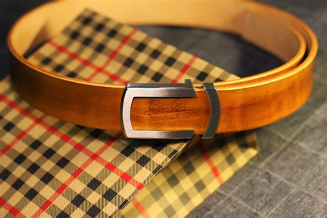Handmade Brown Leather Belt Vegetable Tanned Leather Belt Lb028 Babu