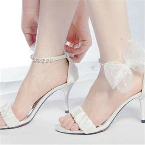 New Style Summer High Heel Sandals Bowknot Sexy Ultra Woman Dress Shoes