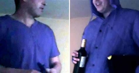 Video Dozy Burglars Caught Drinking Wine On Cctv In Decoy Home Are Caged Daily Star