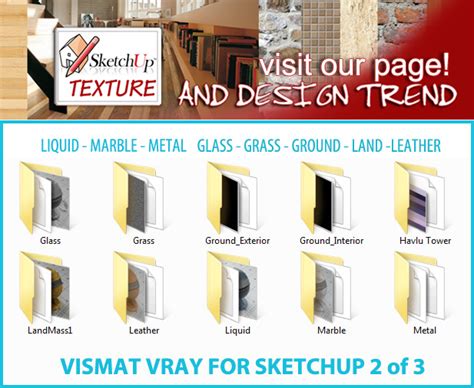 Sketchup Texture Vismat Metal Part 3 Vismat Vray For