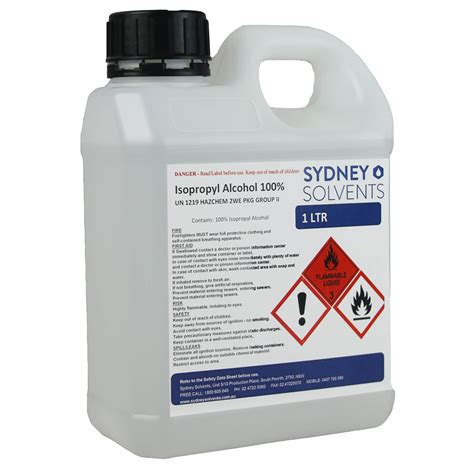 Isopropyl Alcohol 100 1l Rubbing Alcohol Surface Cleaner Isopropanol 1