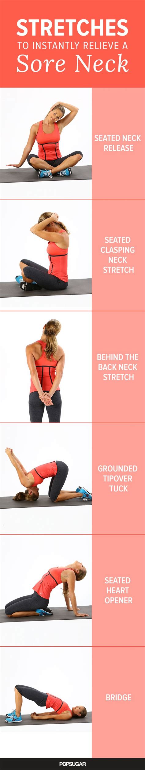 These Stretches Will Take Care Of Your Sore Neck Neck Exercises Sore