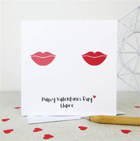 personalised lesbian gay valentine card by wink design