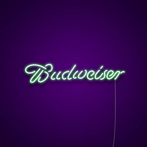 Vintage Budweiser Neon Sign