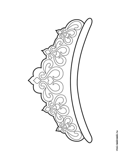 The crown weighs around 2900 grams. Crown coloring pages. Free Printable Crown coloring pages.