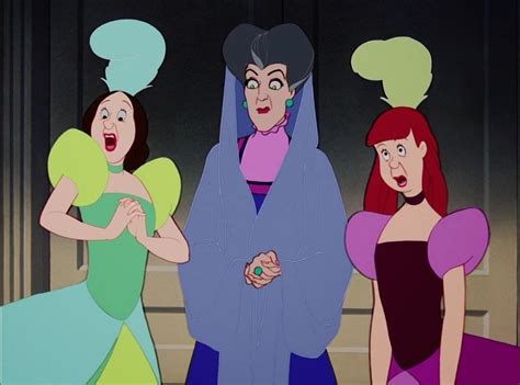Step Sisters And Step Mother In Walt Disney Cinderella Cinderella