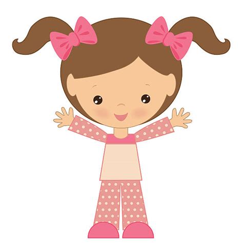 Girls In Pajamas Illustrations Royalty Free Vector Graphics And Clip Art