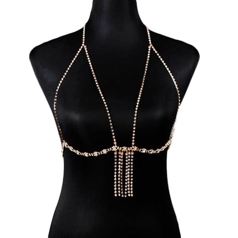 2017 Fashion Sex Women Bikini Body Chain Jewelry Waist Slave Necklace